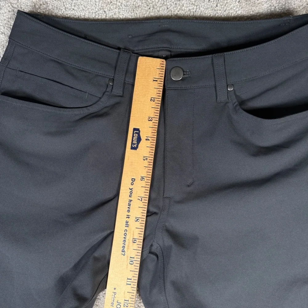 Lululemon ABC Pant Slim Fit Men's 30 Dark Grey Commuter Performance 5 Pocket